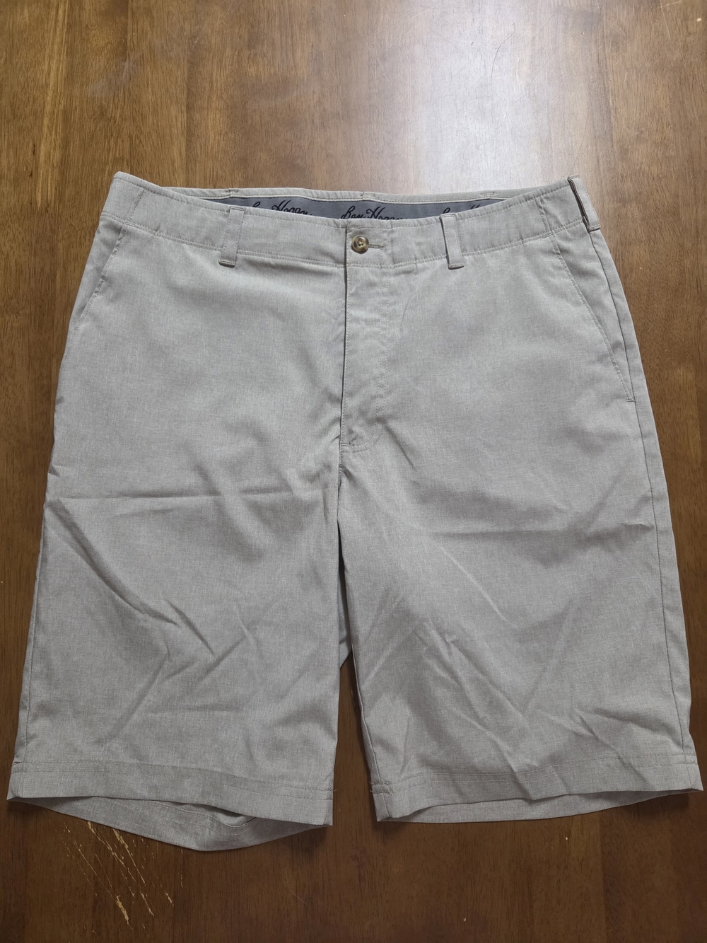 Ben Hogan Mens Khaki Golf Shorts 34